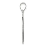 Sterling Silver Diamond-Cut Peace Symbol Pendant - Image 2
