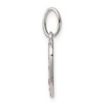 Sterling Silver Enamel Heart Peace Charm - Image 2