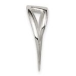 Sterling Silver Polished Circle Chain Slide - Image 2