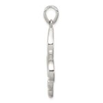 Sterling Silver Cut-Out Fleur de Lis Pendant - Image 2