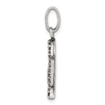 Sterling Silver CZ Heart Pendant - Image 2