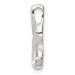 Sterling Silver CZ Pendant Chain Slide - Image 2