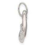Sterling Silver Heart with CZ Pendant - Image 2