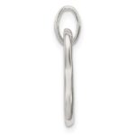 Sterling Silver Polished Open Heart Pendant - Image 2