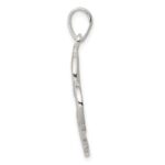 Sterling Silver Polished Love Heart Pendant - Image 2