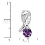 Sterling Silver Amethyst Pendant - Image 3