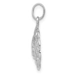 Sterling Silver Rhodium-plated Polished Celtic Pendant - Image 2