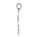 Sterling Silver Rhodium-plated Om Pendant - Image 2