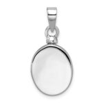 Sterling Silver Rhodium-plated Enameled Praying Hands Ash Holder Pendant - Image 3