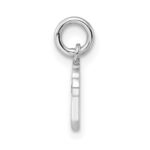 Sterling Silver RH-plated Multi-color Enameled Cupcake Children's Pendant - Image 2