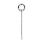 Sterling Silver/Rhodium-plated Polished Number 22 Charm - Image 2