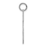 Sterling Silver/Rhodium-plated Polished Number 45 Charm - Image 2