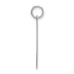 Sterling Silver/Rhodium-plated Polished Number 97 Charm - Image 2