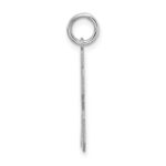 Sterling Silver/Gold-plated Satin Number 23 Charm - Image 2