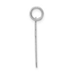 Sterling Silver/Rhodium-plated Satin Number 55 Charm - Image 2