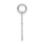 Sterling Silver/Rhodium-plated Satin Number 55 Charm - Image 2