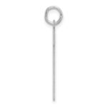 Sterling Silver/Rhodium-plated Polished Number 1 Charm - Image 2