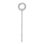 Sterling Silver/Rhodium-plated Polished Number 4 Charm - Image 2