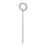 Sterling Silver/Rhodium-plated Polished Number 8 Charm - Image 2