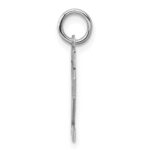 Sterling Silver/Rhodium-plated Polished Number 12 Charm - Image 2