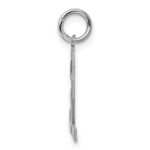 Sterling Silver/Rhodium-plated Polished Number 32 Charm - Image 2