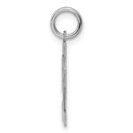 Sterling Silver/Rhodium-plated Polished Number 52 Charm - Image 2