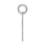 Sterling Silver/Rhodium-plated Polished Number 55 Charm - Image 2