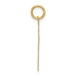14k Polished Cross Pendant - Image 2