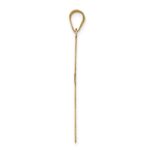 14k Engravable Cross Charm - Image 2