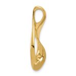 14k Polished Slide Fits up to 3mm Regular/6mm Fancy or Reversible Omega - Image 2