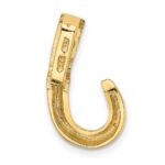 14k Polished Slide Fits up to 6mm Regular/8mm Fancy or Reversible Omega - Image 3