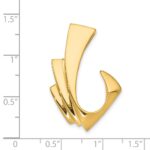 14k Polished Slide Fits up to 8mm Regular/Fancy/Reversible Omega - Image 4