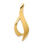 14k Polished Slide Fits up to 6mm Regular/Fancy/Reversible Omega