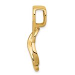 14k Polished Slide Fits up to 4mm Regular/6mm Fancy or Reversible Omega - Image 2