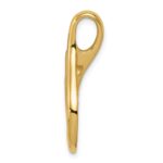 14k Polished Slide Fits up to 4mm Regular/6mm Fancy or Reversible Omega - Image 2
