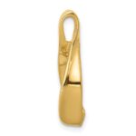 14k Polished Slide Fits up to 2mm Regular/4mm Fancy or Reversible Omega - Image 2