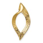 14k Polished Slide Fits up to 8mm Regular/10mm Fancy or Reversible Omega - Image 4