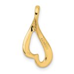 14k Polished Slide Fits up to 2mm Regular/4mm Fancy or Reversible Omega - Image 3