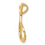 14k Polished Slide Fits up to 2mm Regular/3mm Fancy or Reversible Omega - Image 2