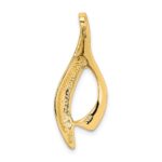 14k Polished Slide Fits up to 4mm Regular/6mm Fancy or Reversible Omega - Image 3