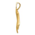 14k Polished Slide Fits up to 2mm Regular/6mm Fancy or Reversible Omega - Image 2