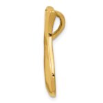 14k Polished Slide Fits up to 2mm Regular/3mm Fancy or Reversible Omega - Image 2