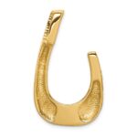 14k Two-tone Polished U-Shape Slide Fits up to 6mm Regular/8mm Fancy or Reversible Omega - Image 4