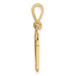 14k Polished Small Number 20 Charm - Image 2