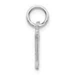 14KW Diamond-cut Letter M Initial Charm - Image 2