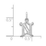 14KW Diamond-cut Letter N Initial Charm - Image 3