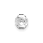 14k White Gold 1/6 carat Lab Grown Diamond VS/SI+ G+ Round Complete Four Prong Heavyweight Stud Earrings - Image 6