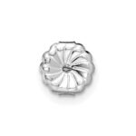 14k White Gold 1 1/2 carat Lab Grown Diamond VS/SI+ G+ Cushion Complete Four Prong Stud Earrings - Image 5