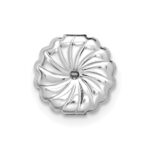 14k White Gold 4 carat Lab Grown Diamond VS/SI+ G+ Round Complete Four Prong Heavyweight Stud Earrings - Image 6