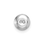 14k White Gold 1/2 carat Certified Lab Grown Diamond VS+ F+ Round Complete Four Prong Screwback Heavyweight Stud Earrings - Image 6